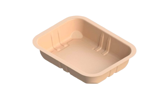 D3 Tray laminated pulp tray